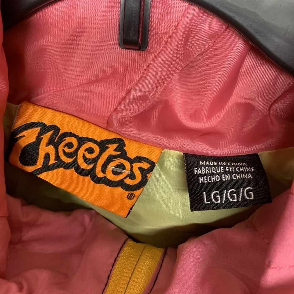 Cheetos Chester Cheetah Retro Pullover Jacket Windbreaker Men's L Basketball - Picture 5 of 10